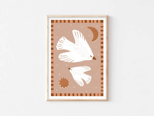 Lauren Sissons Studio Flying High Bird Print - Lauren Sissons Studio - Lilla Norden