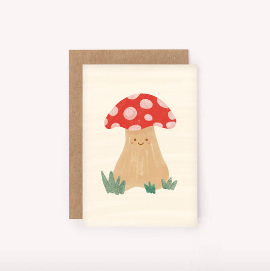 Lauren Sissons Studio Mushroom Mini Card - Lauren Sissons Studio - Lilla Norden