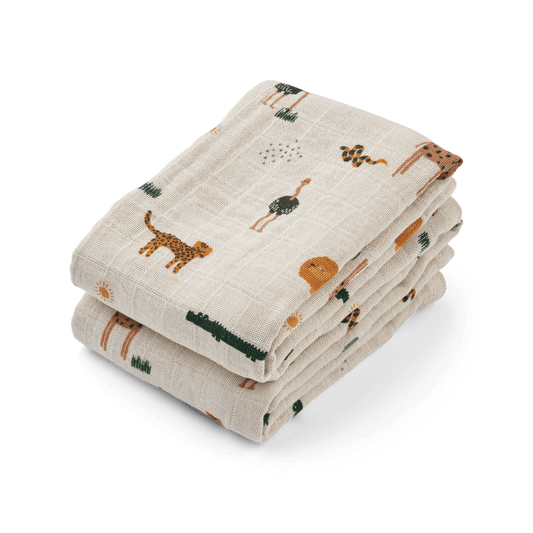 Liewood Lewis Muslin Cloth Safari Sandy Mix - Liewood - Lilla Norden