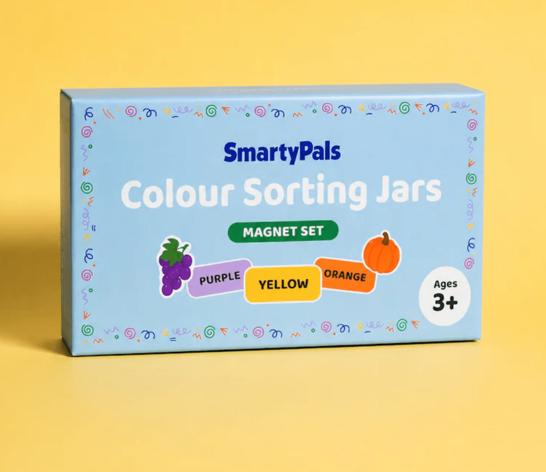 Magnetic Colour Sorting Jars - Smarty Pals - Lilla Norden