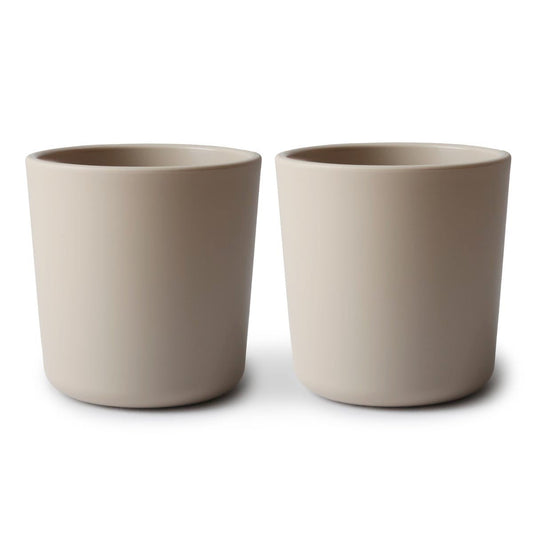 Mushie Cups Set Vanilla - Mushie - Lilla Norden