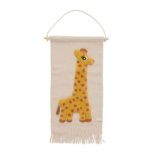 OYOY Giraffe Wool Kids Wall Hanging - OYOY - Lilla Norden