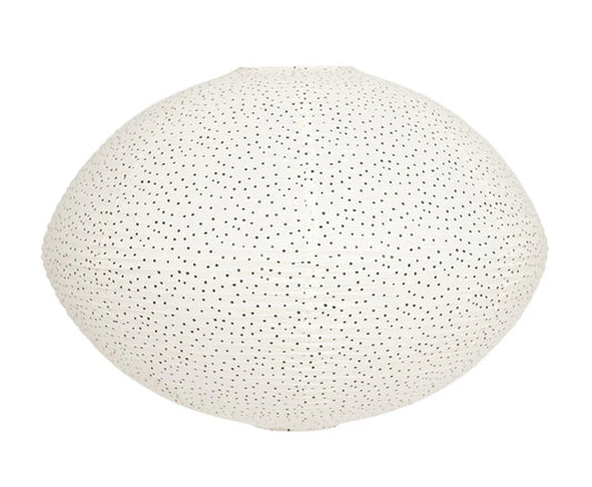OYOY Moyo Paper Shade Small White Black - OYOY - Lilla Norden