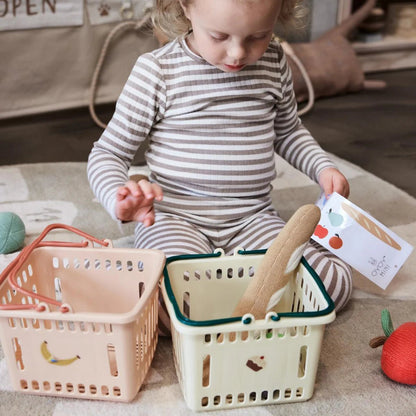 OYOY Yummy Shopping Basket Coral - OYOY - Lilla Norden