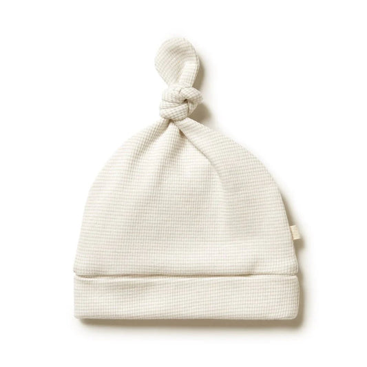 Wilson & Frenchy Organic Stripe Rib Knot Hat - Wilson & Frenchy - Lilla Norden